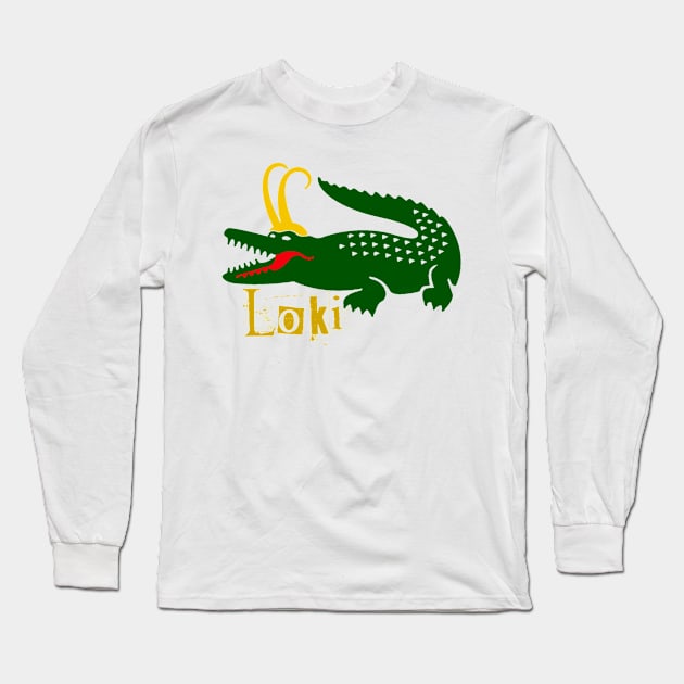 Alligator Loki Variant X Long Sleeve T-Shirt by LopGraphiX